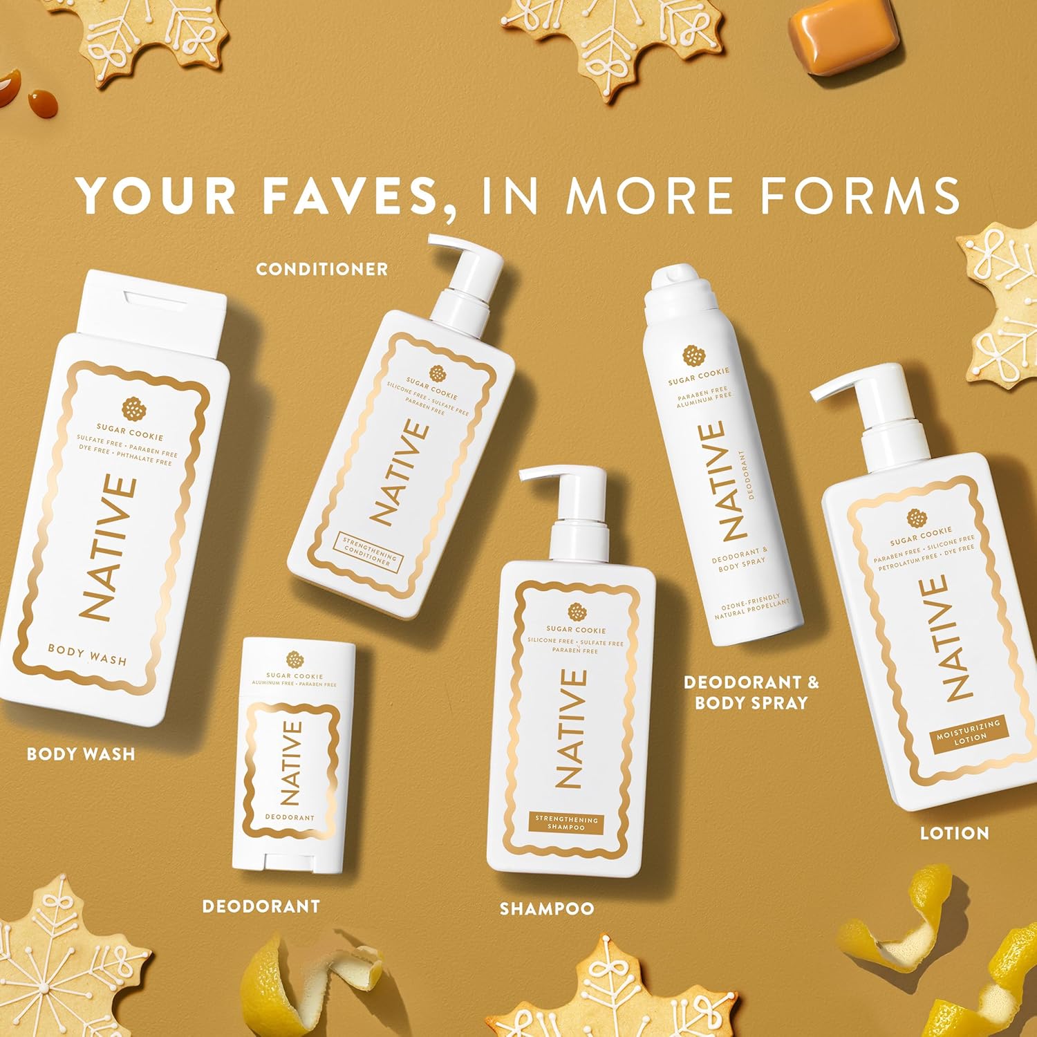 Native Body Wash, Sugar Cookie - Holiday Edition