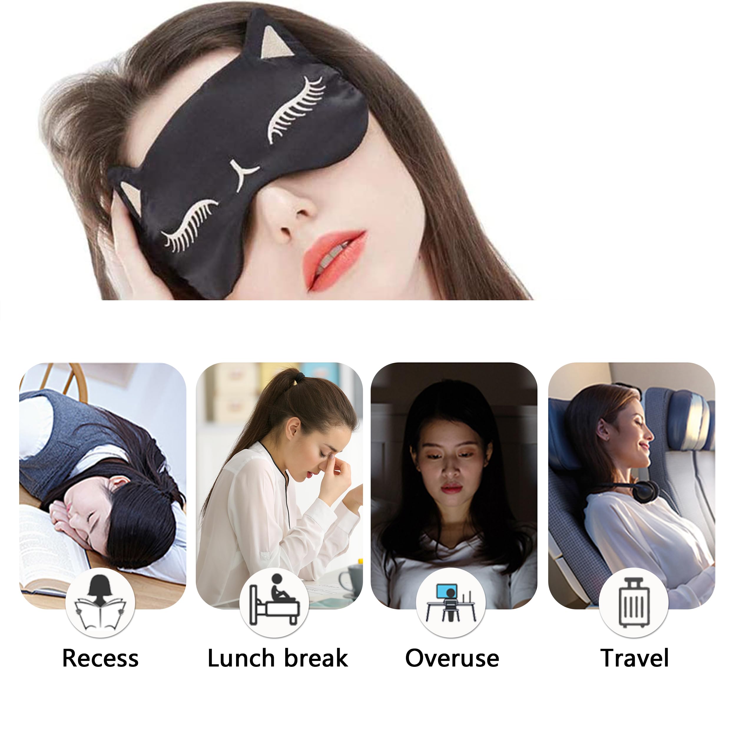 Cat Lady Sleep Mask