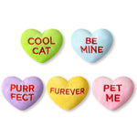 5Pcs Valentine’s Day Conversation Heart Catnip Toys