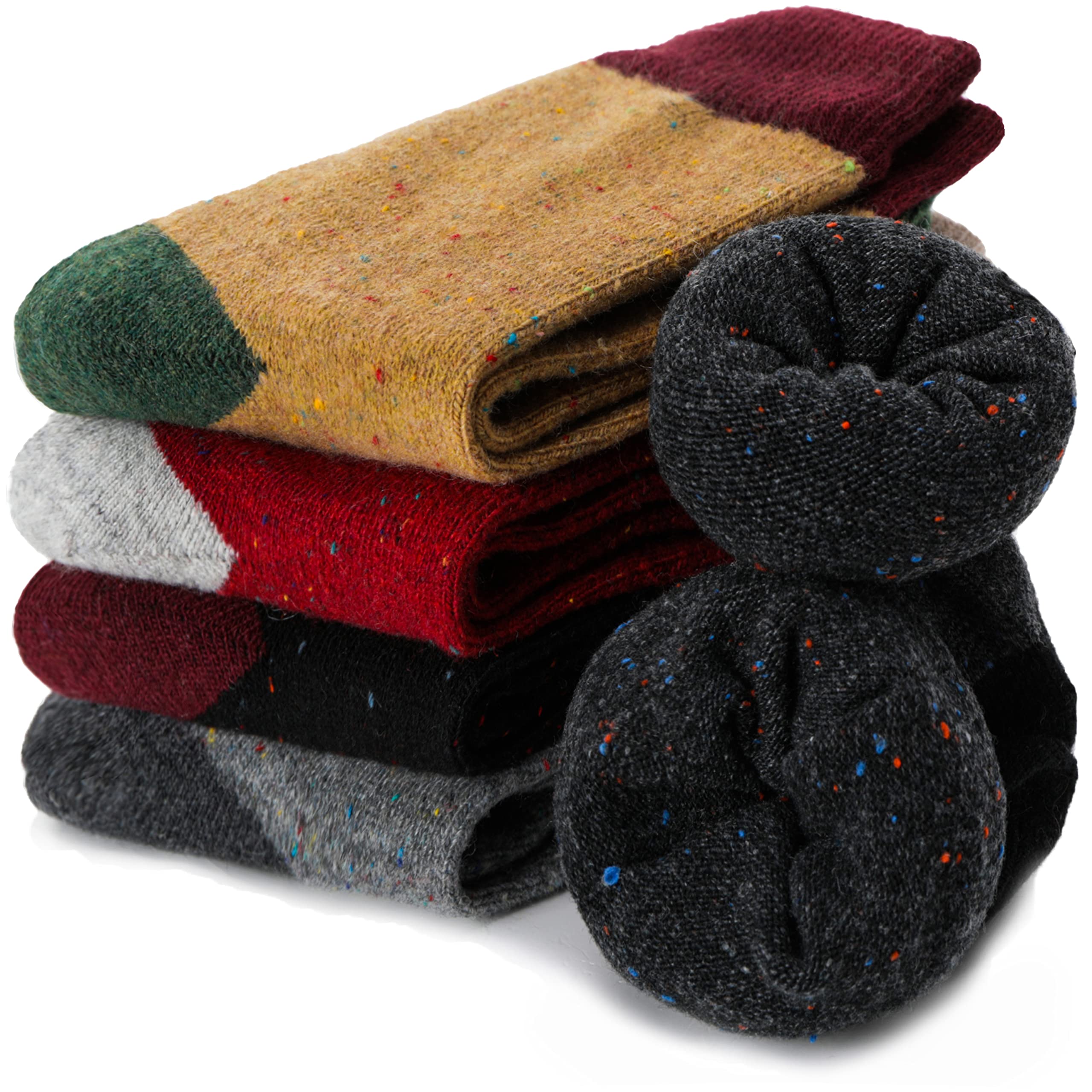 Kitty Hearts Merino Wool Socks (5 Pairs)