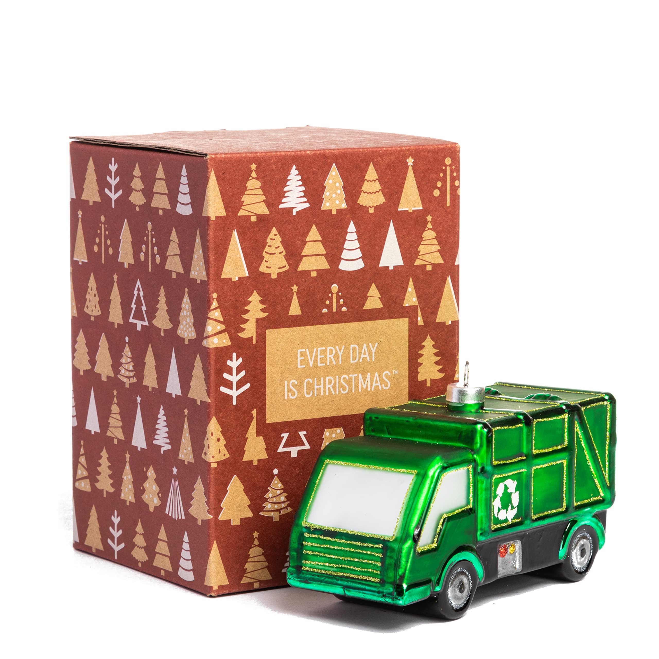 Lucky Cat Blown Glass Ornaments