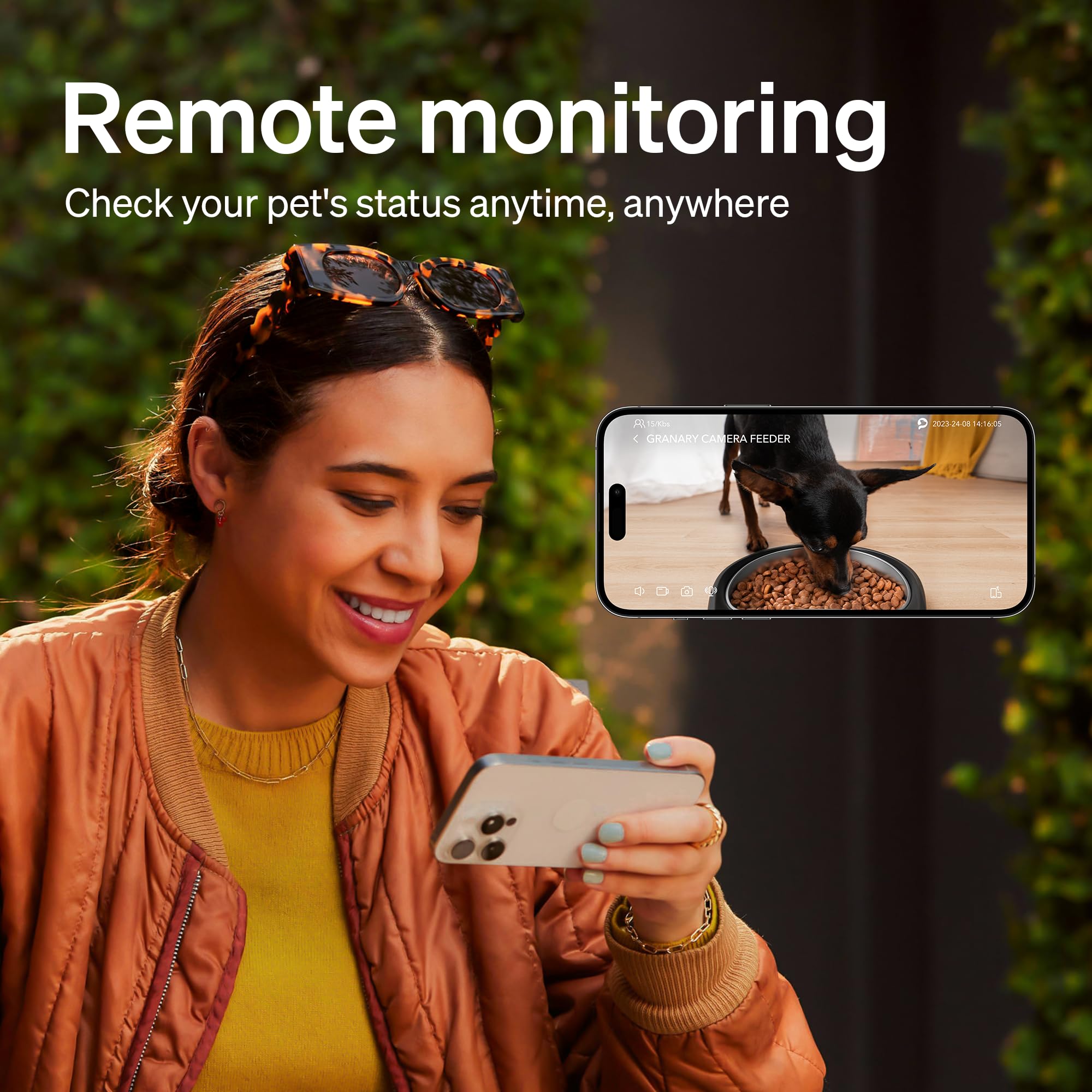 PETLIBRO Bundle: Automatic Cat Feeder with Night Vision Camera + Slow Feeder Bowl