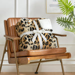 Leopard Print Faux Fur Blanket