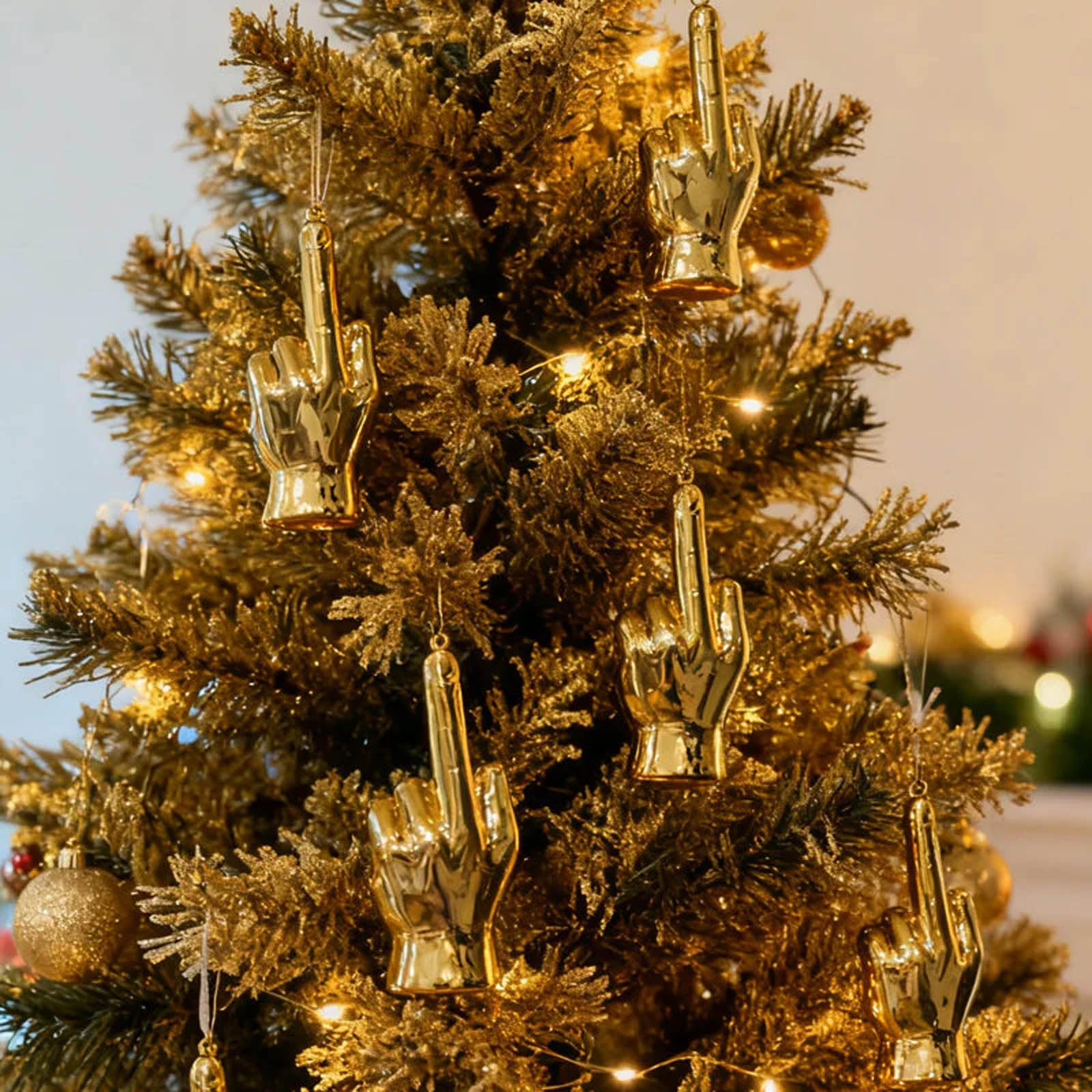 Middle Finger Ornament