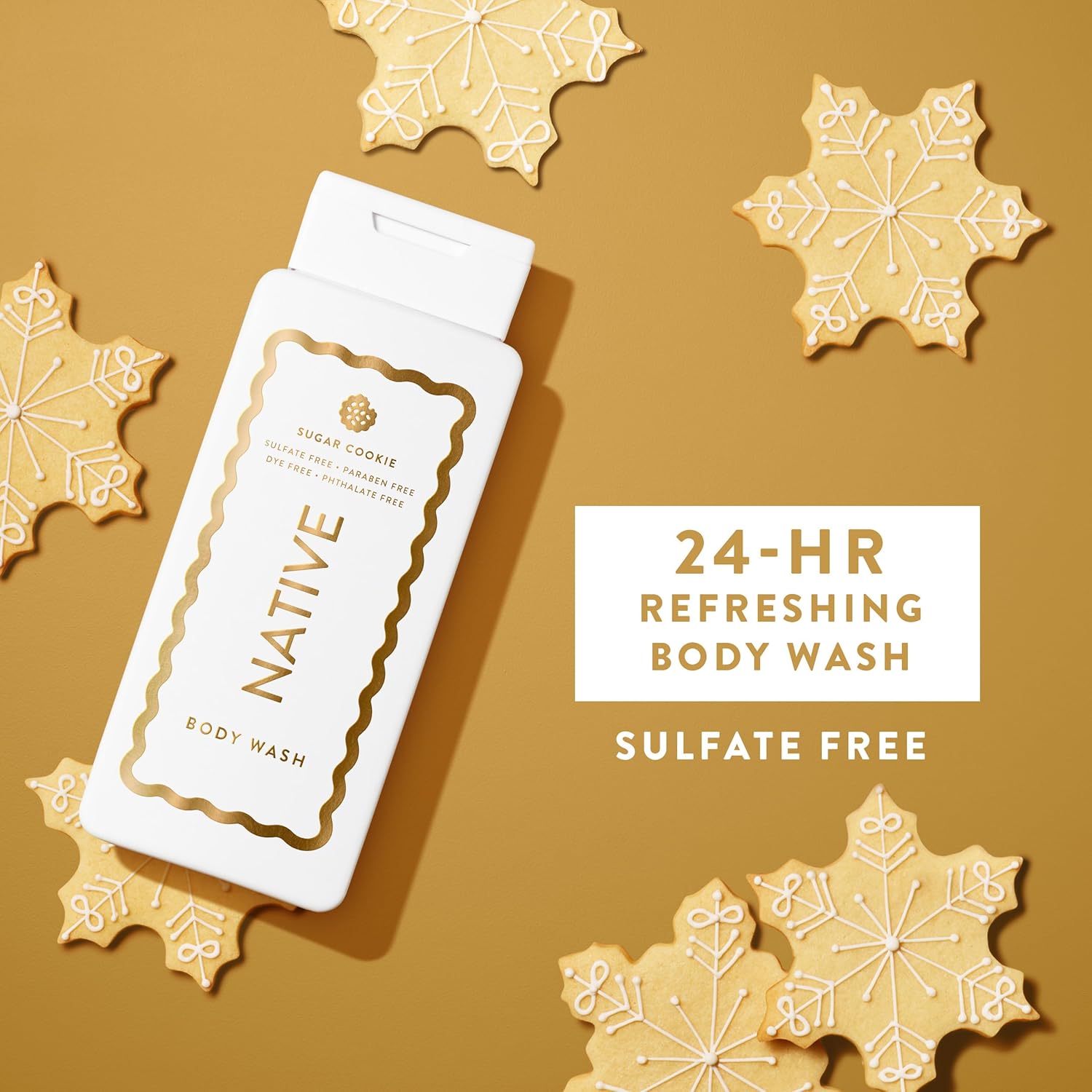 Native Body Wash, Sugar Cookie - Holiday Edition
