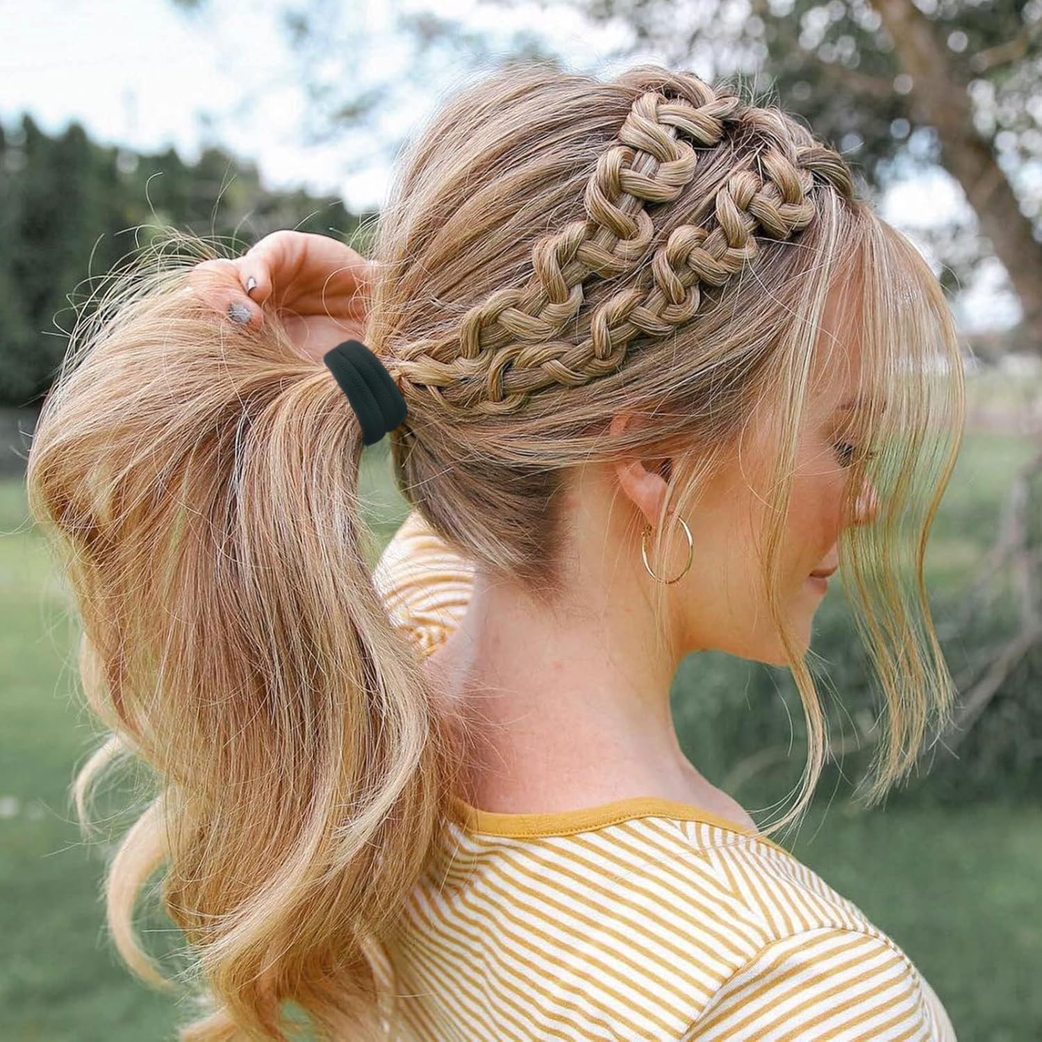 Leopard Print Hair Ties