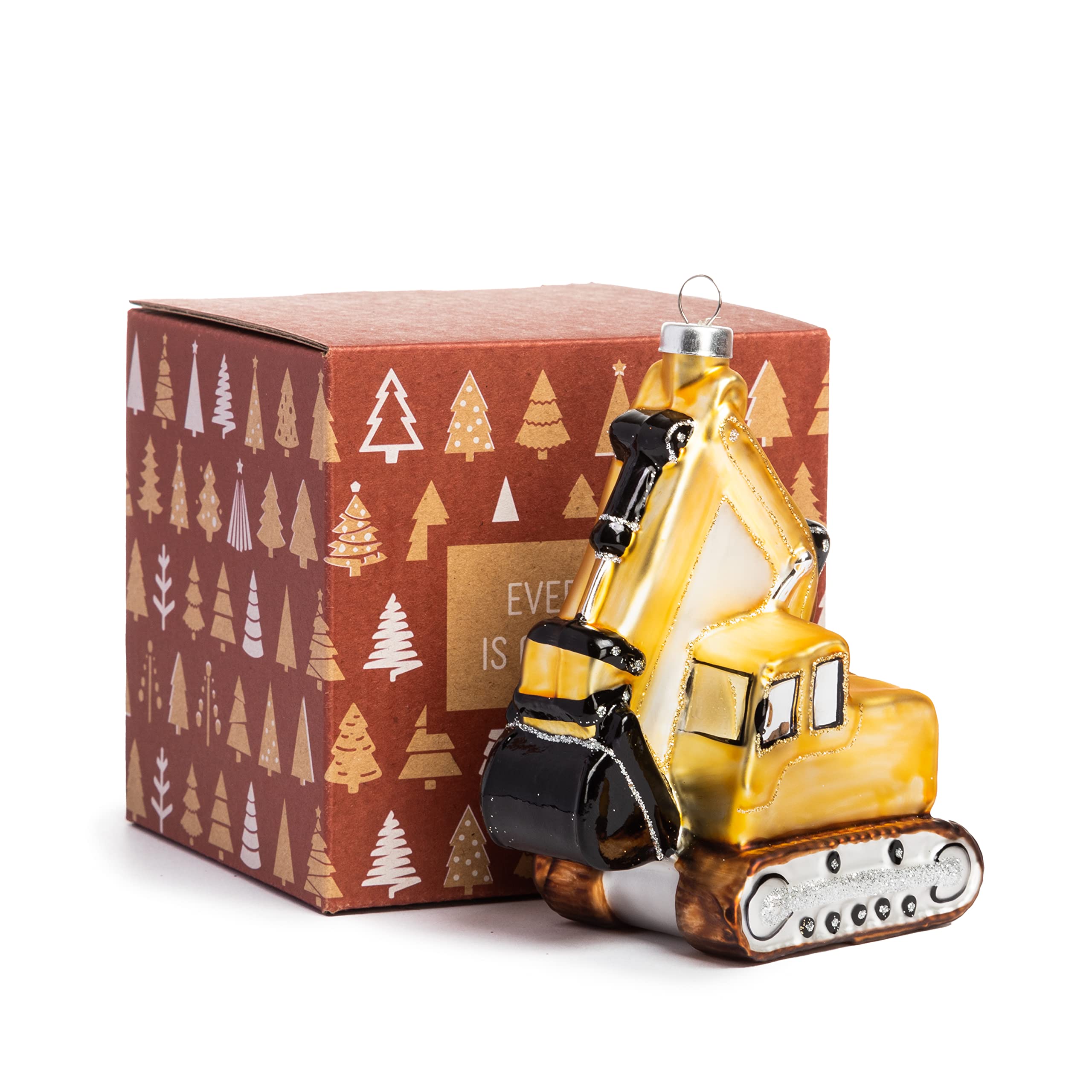 Lucky Cat Blown Glass Ornaments