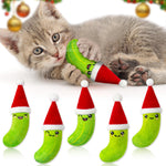 5 Catnip Christmas Pickles