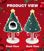 Christmas Cat Tree with Scratching Post
