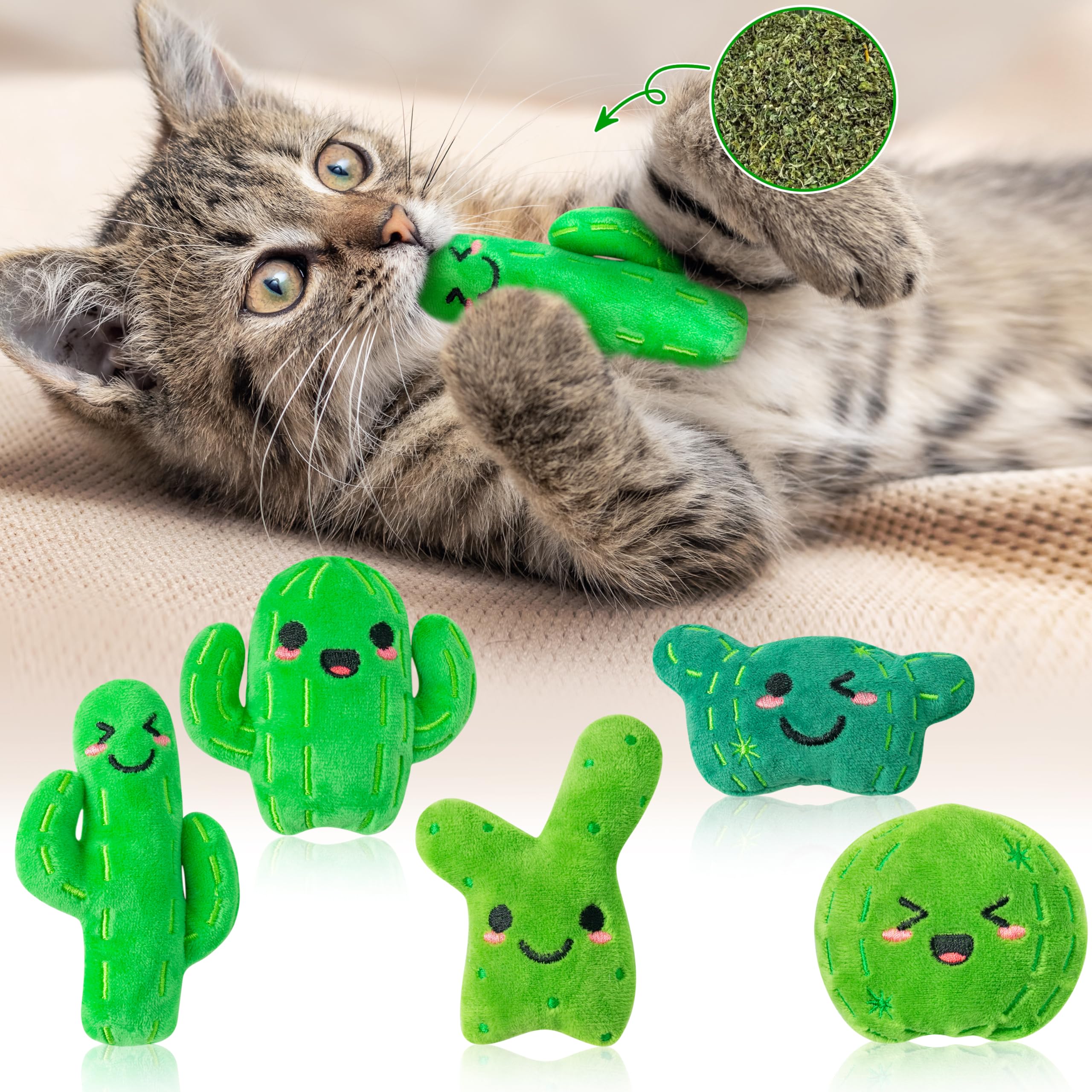5 Catnip Christmas Pickles