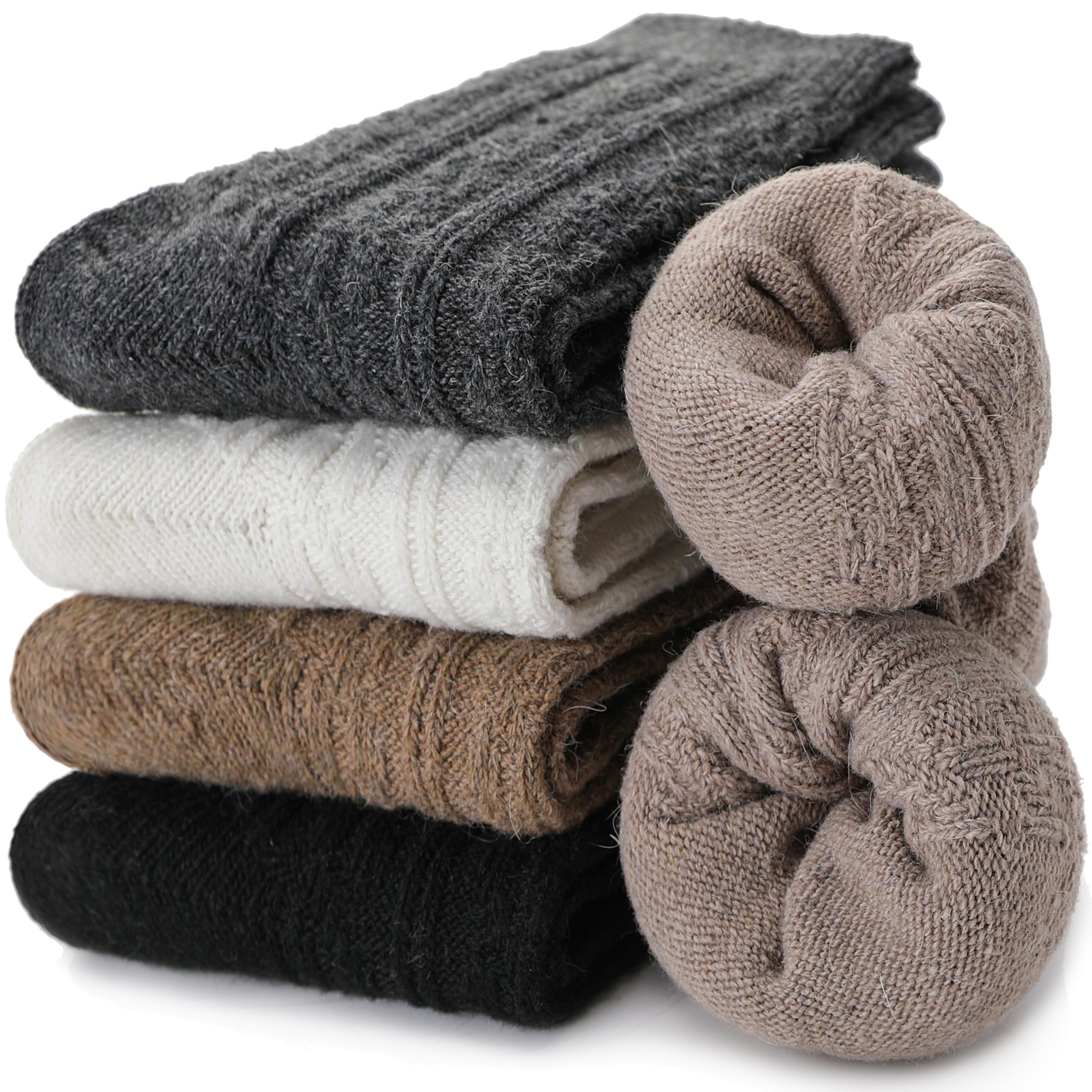 Kitty Hearts Merino Wool Socks (5 Pairs)