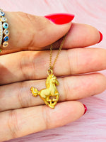 Galloping Horse Necklace