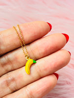 Tiny Banana Necklace