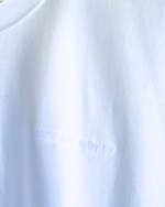Heavyweight Embroidered Tee - White