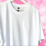 Heavyweight Embroidered Tee - White
