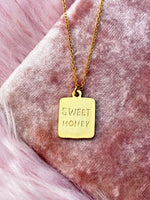 Sweet Honey Bee Necklace
