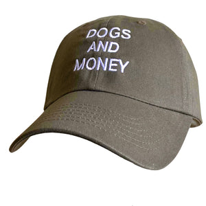 Dogs And Money Olive Green Dad Hat