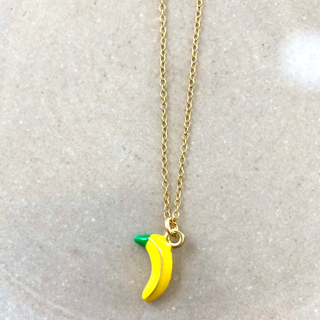 Tiny Banana Necklace