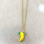 Tiny Banana Necklace