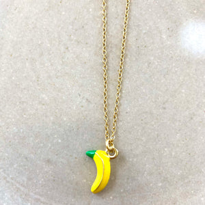 Tiny Banana Necklace