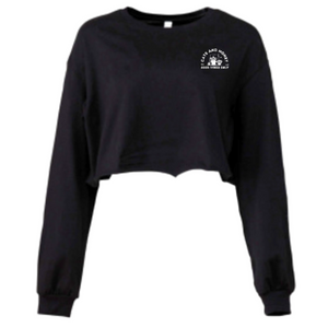 Good Vibes Cropped Long-Sleeve Tee