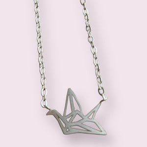 Origami Crane Necklace